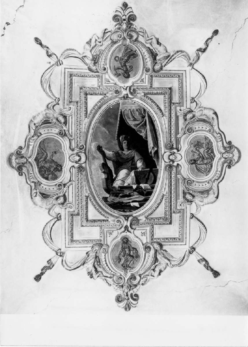 allegoria della Musica (dipinto) - manifattura emiliana (seconda metà sec. XIX)