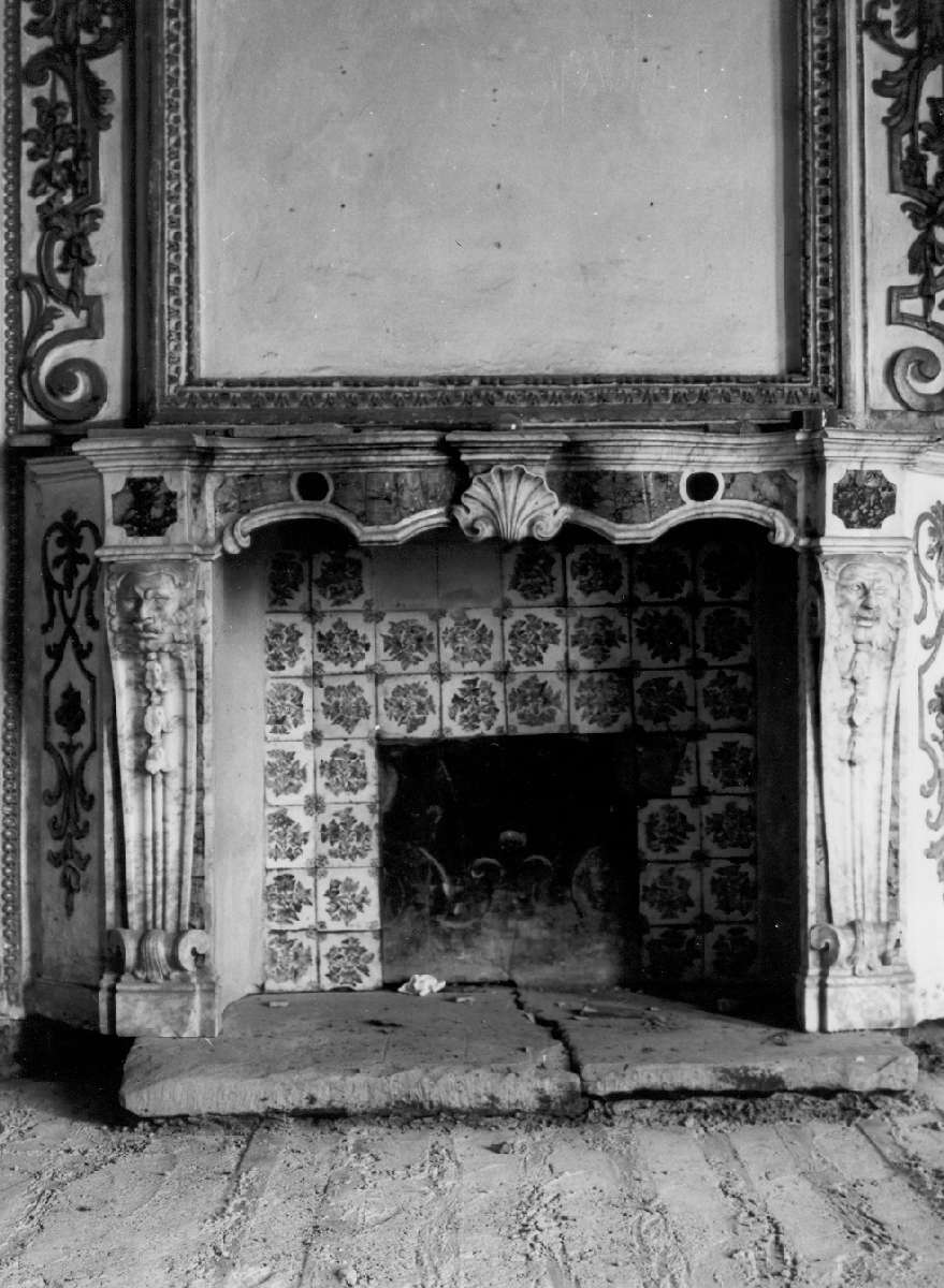 mostra di camino - manifattura emiliana (seconda metà sec. XVIII)