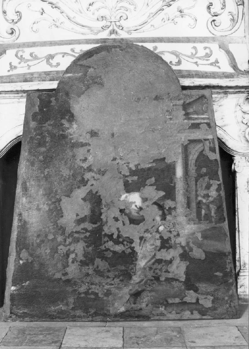 fonte la cui acqua si intorbidiva al minimo rumore (dipinto) di Boulanger Jean (metà sec. XVII)