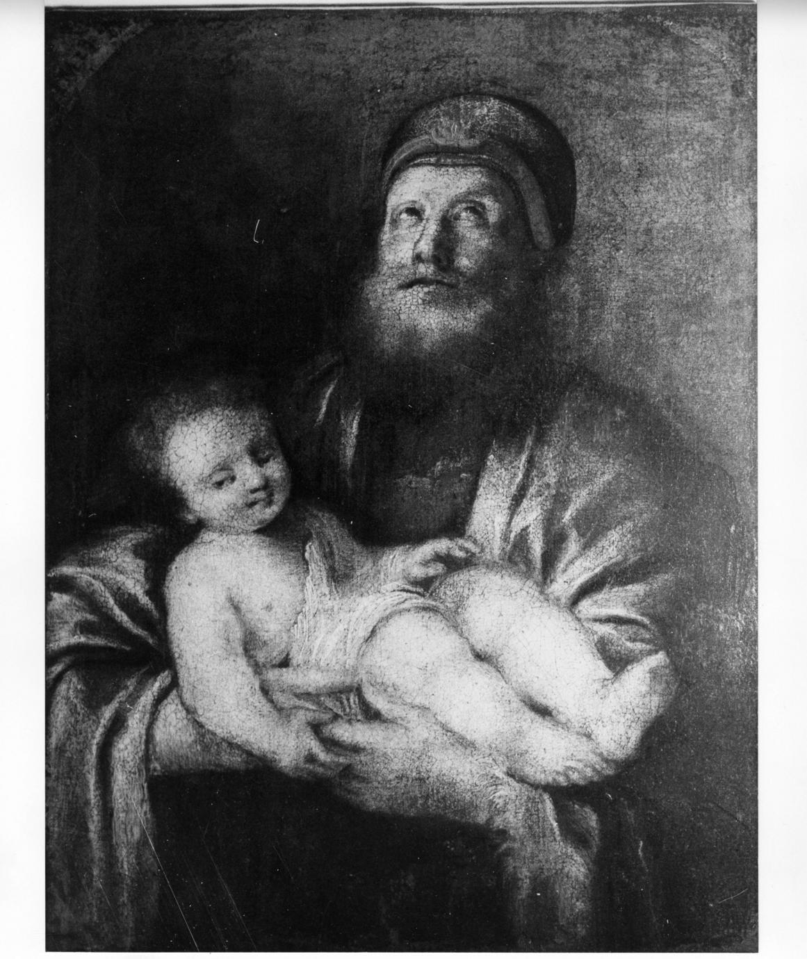 San Simeone col Bambino Gesù (dipinto) - ambito emiliano (sec. XVII)