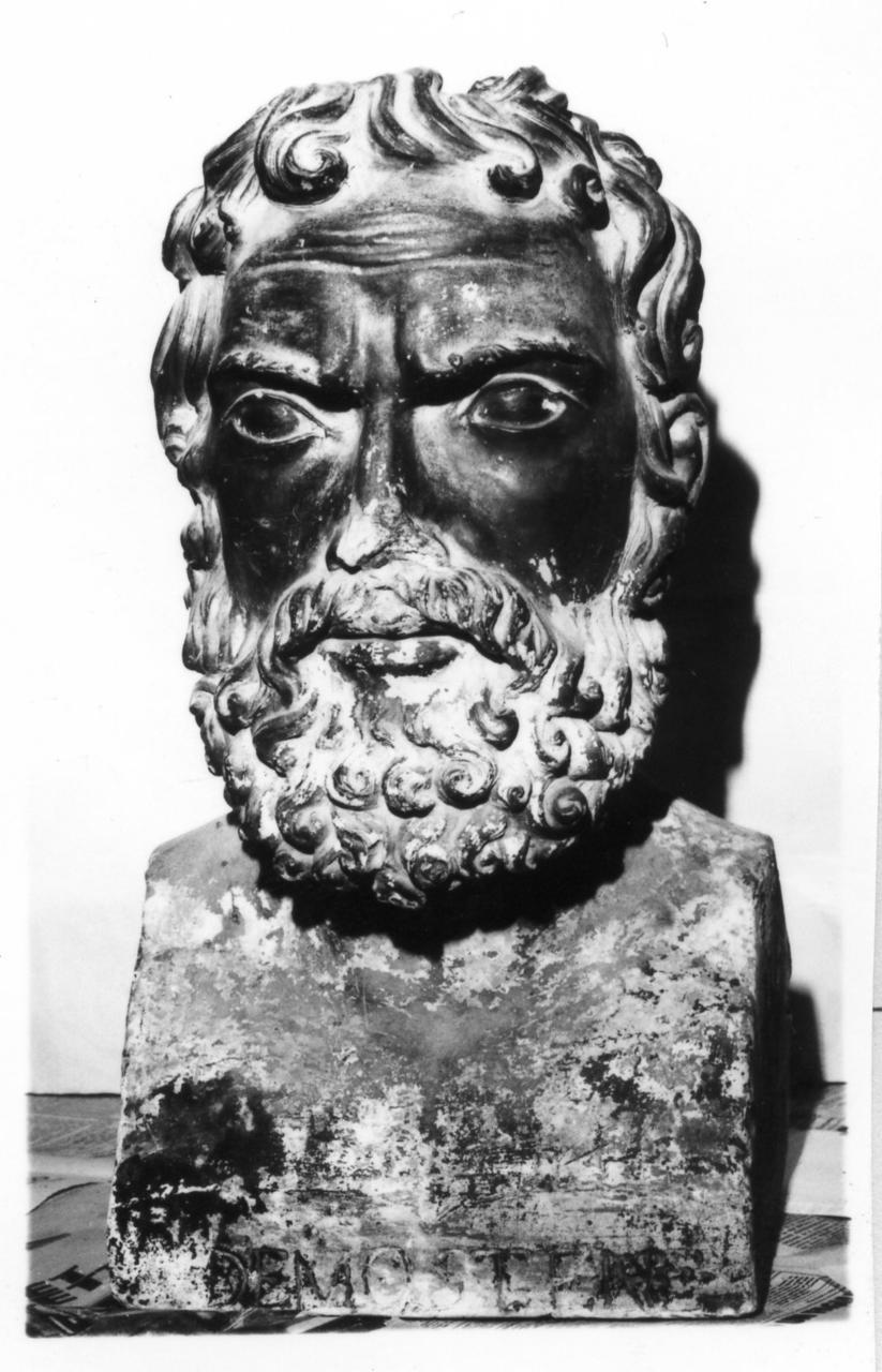 ritratto di filosofo (busto) - bottega italiana (sec. XIX)