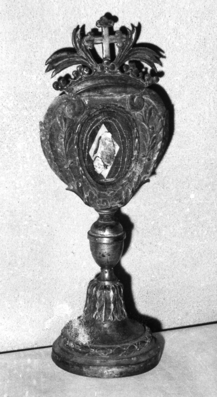 reliquiario - bottega emiliana (inizio sec. XIX)