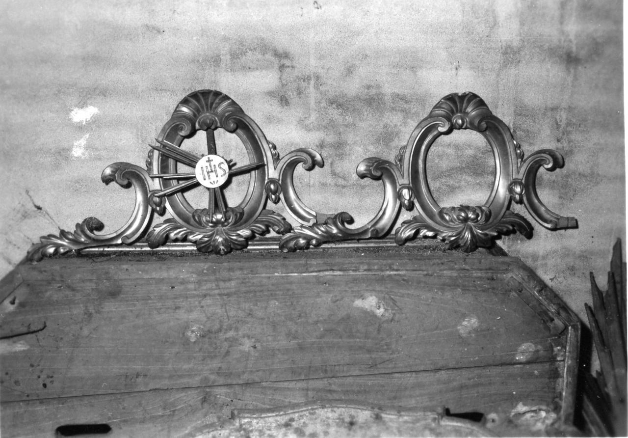 baldacchino processionale - bottega emiliana (prima metà sec. XIX)