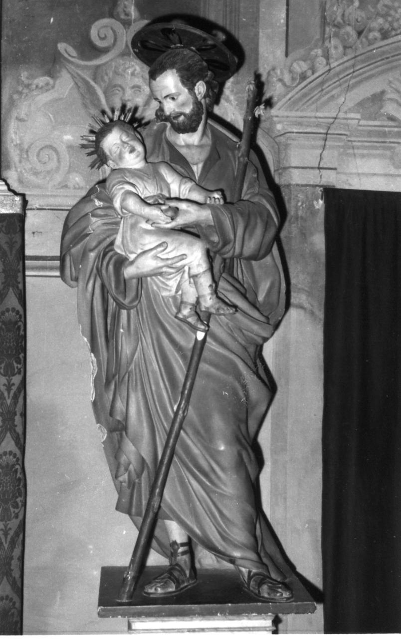San Giuseppe e Gesù Bambino (statua) - bottega faentina (seconda metà sec. XIX)