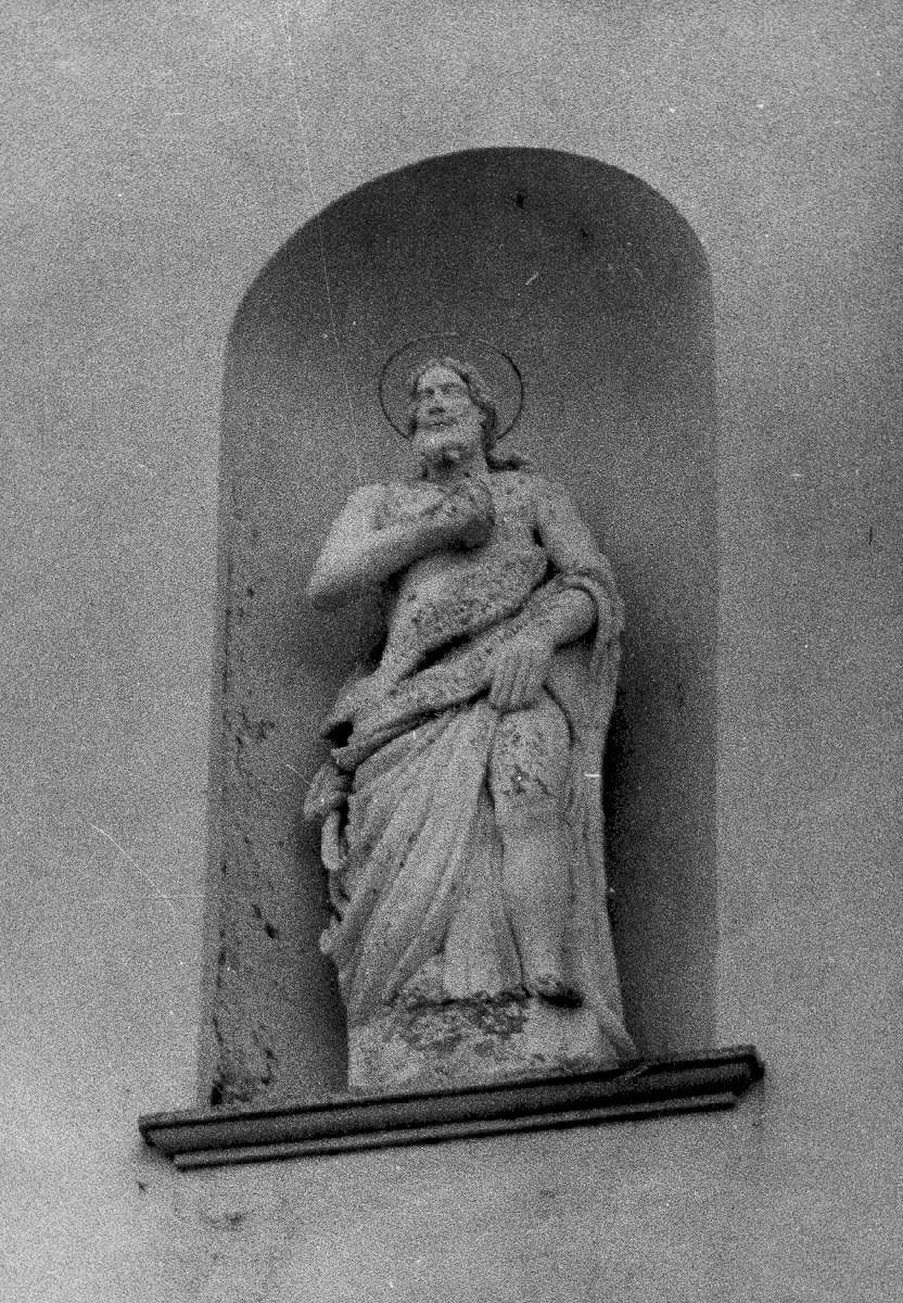 San Giovanni Battista (statua, elemento d'insieme) - manifattura modenese (seconda metà sec. XVIII)