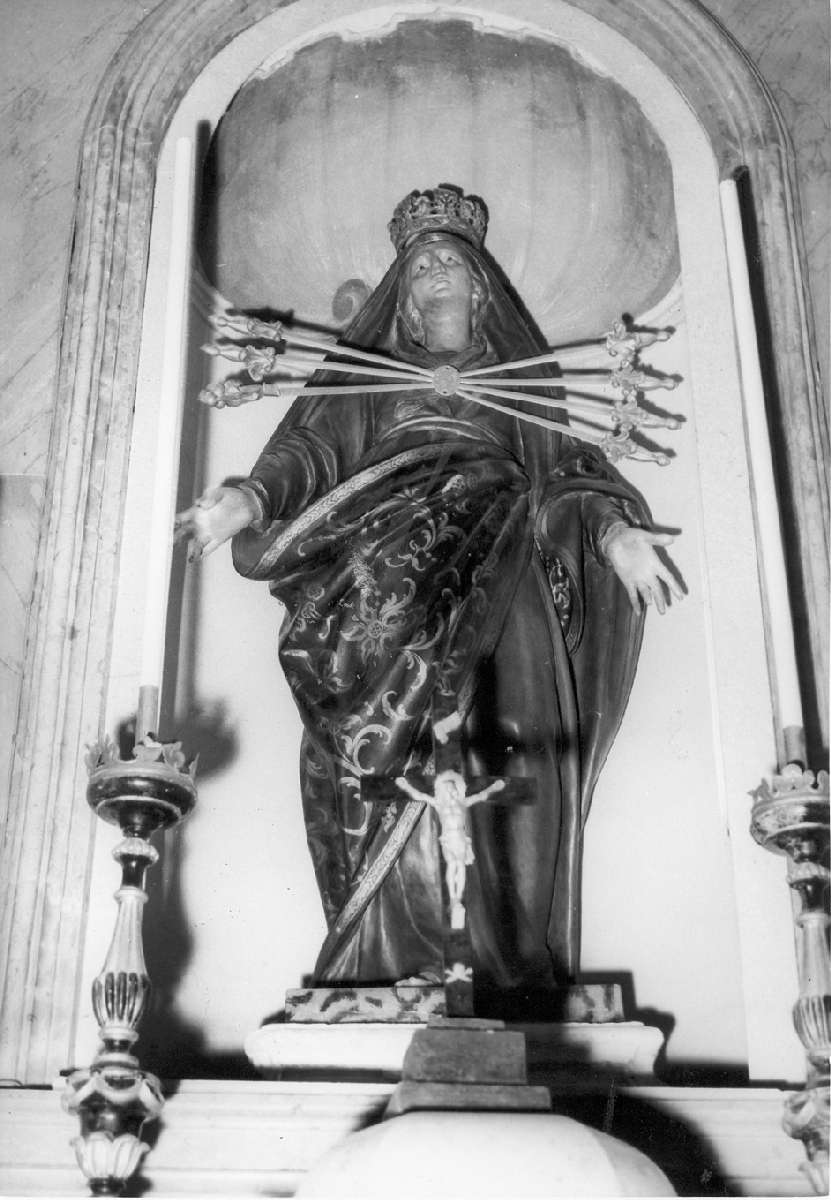 Madonna dei Sette Dolori (statua) - manifattura bolognese (seconda metà sec. XVIII)