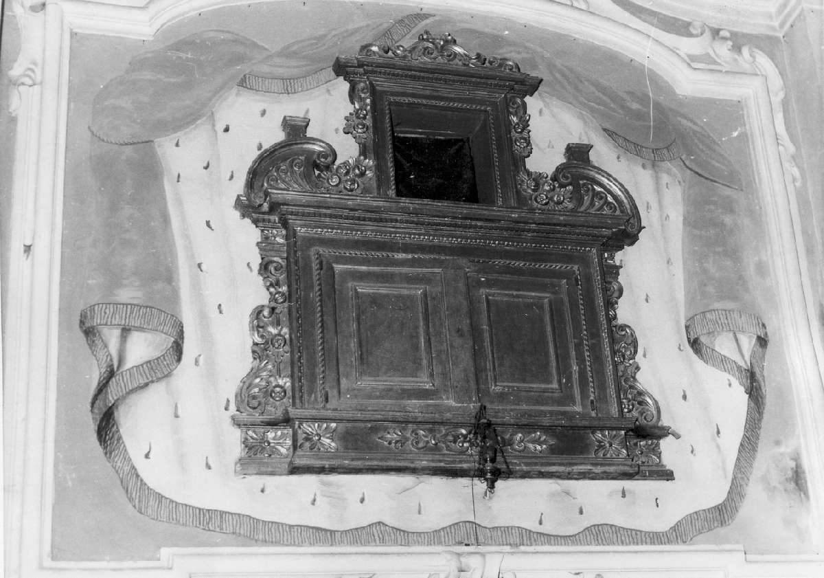 tabernacolo murale, serie - manifattura emiliana (seconda metà sec. XVII)