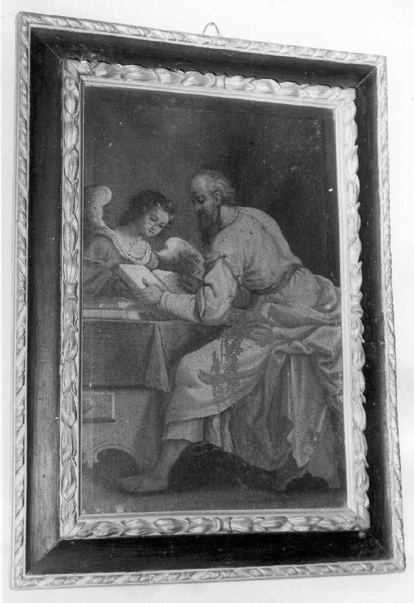 San Matteo e l'angelo (dipinto) - ambito emiliano (seconda metà sec. XVII)