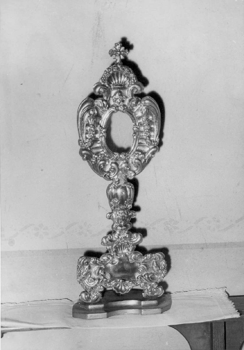 reliquiario - a ostensorio - manifattura emiliana (metà sec. XVIII)