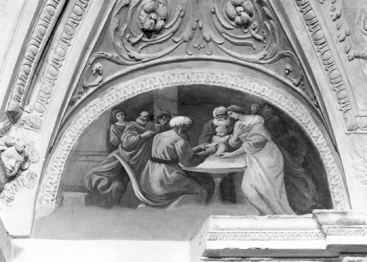 circoncisione di Gesù (dipinto, elemento d'insieme) - ambito ferrarese (fine sec. XVI)