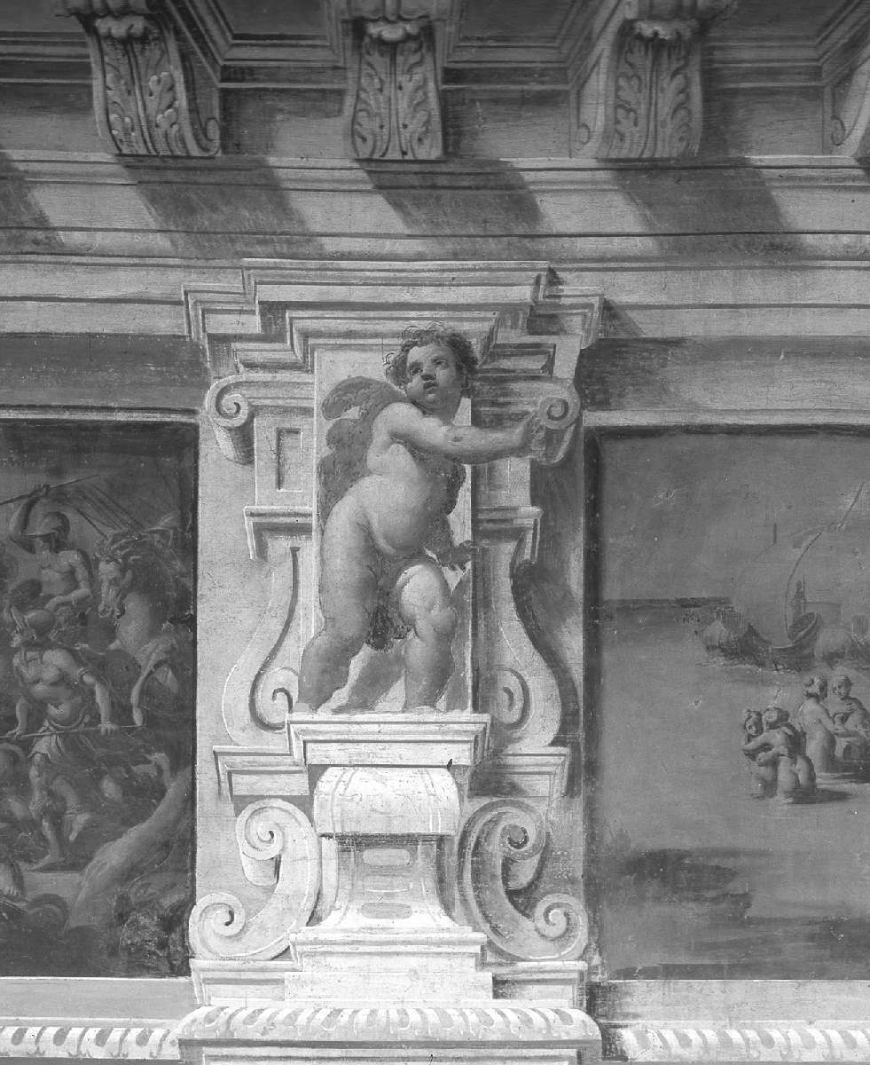 episodi dell'Eneide (dipinto, complesso decorativo) di Battistelli Pier Francesco (e aiuti) (sec. XVII)
