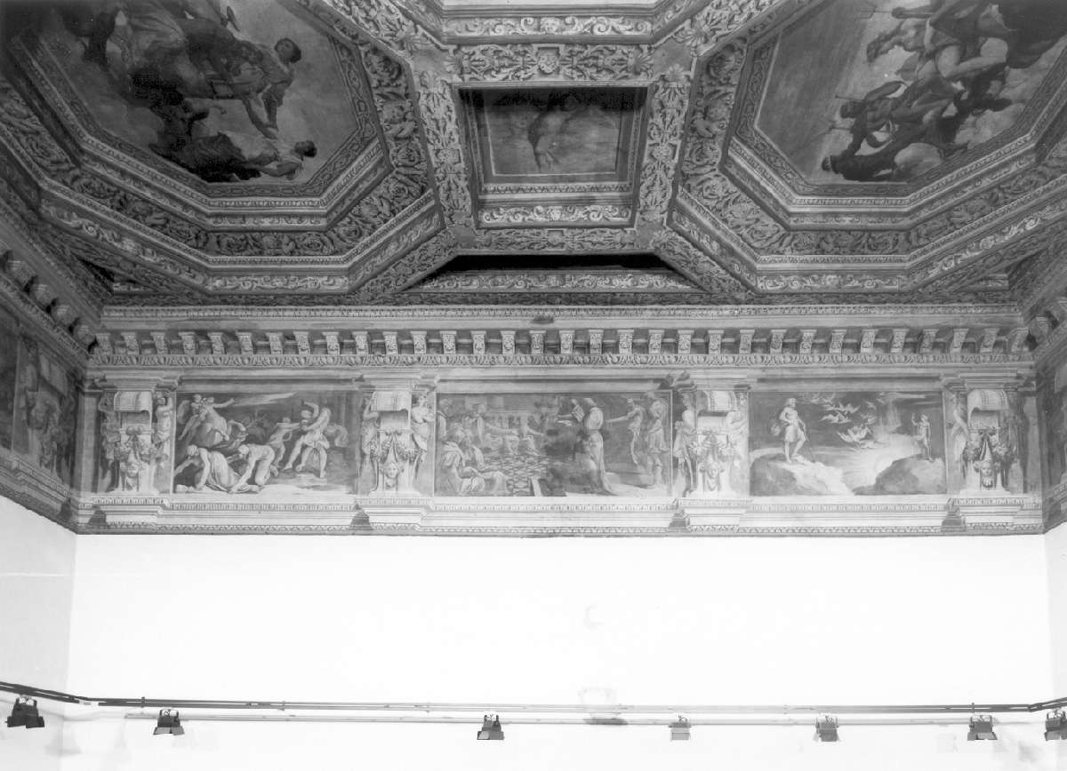 episodi della storia di Roma (dipinto, complesso decorativo) di Battistelli Pier Francesco (e aiuti) (sec. XVII)