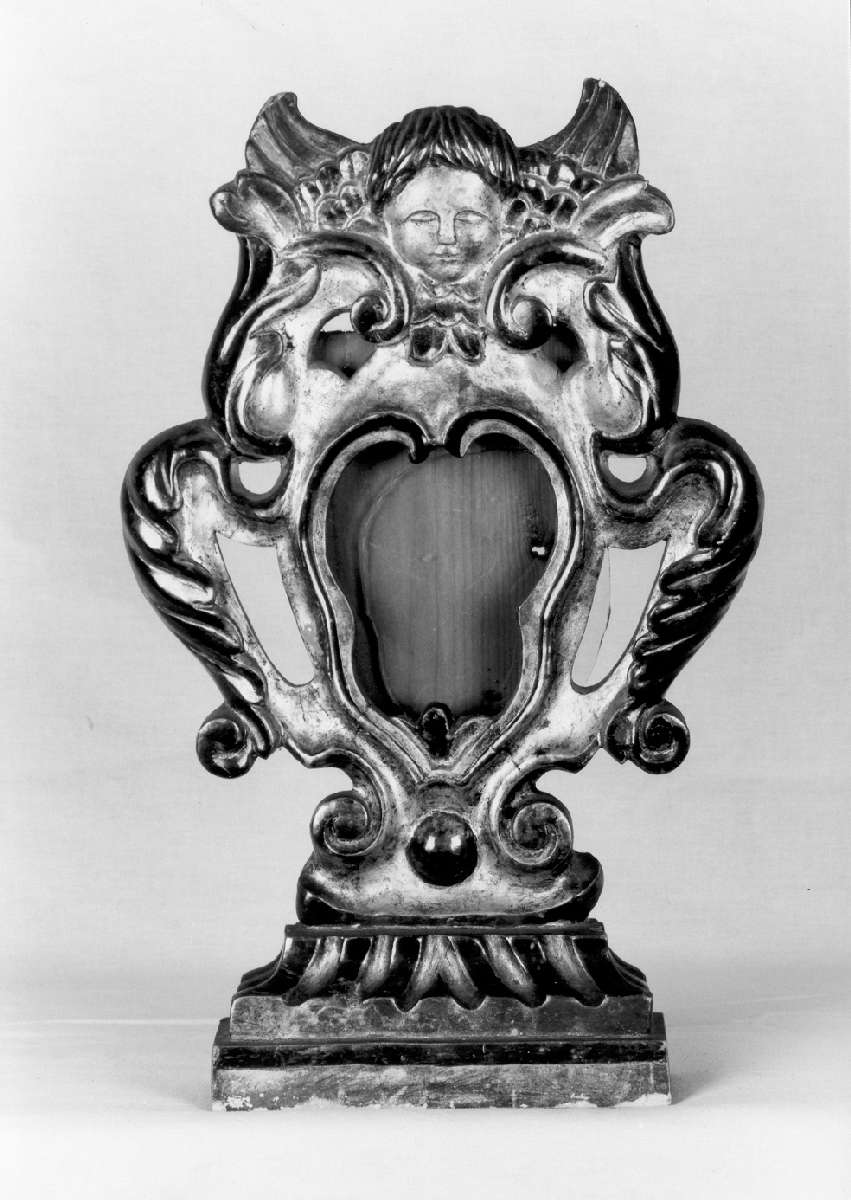 reliquiario - a ostensorio, serie - manifattura emiliana (seconda metà sec. XVII)