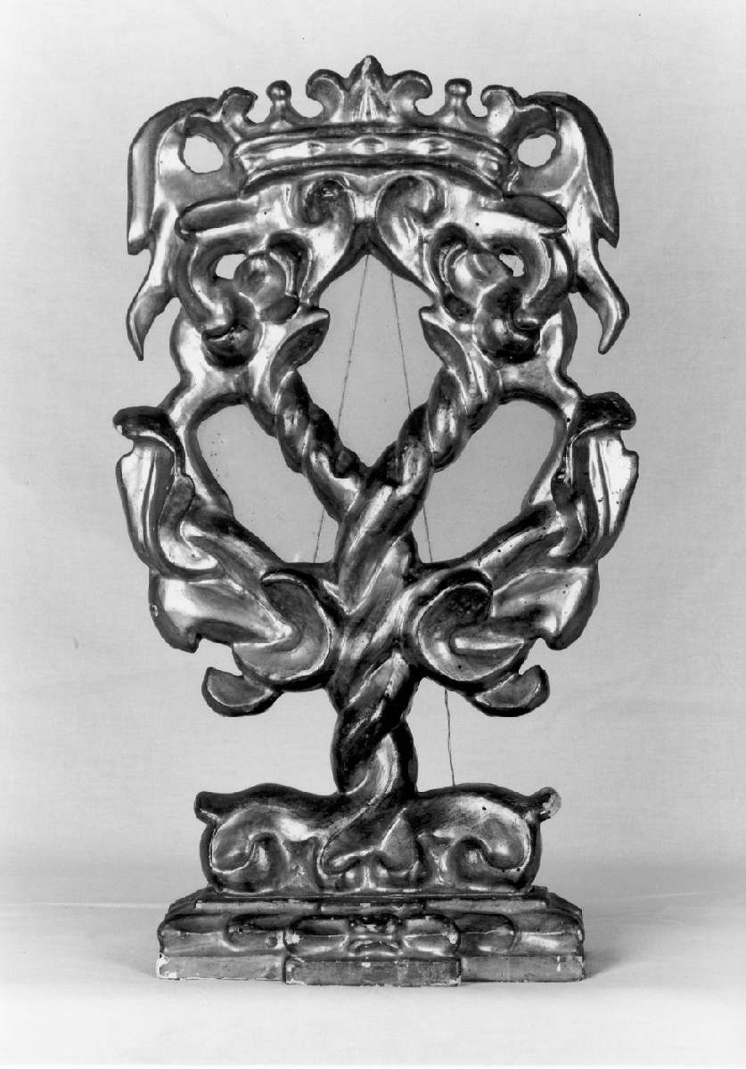 reliquiario - a tabella, serie - manifattura emiliana (seconda metà sec. XVII)