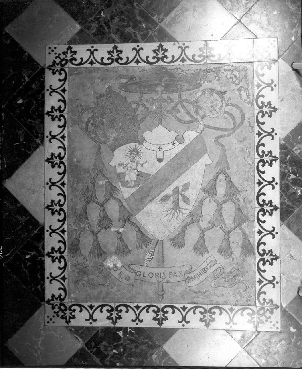 lapide celebrativa - manifattura emiliana (secc. XVIII/ XIX)