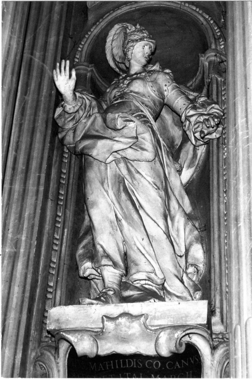 Matilde di Canossa (statua) di Maschio Lattanzio (seconda metà sec. XVII)