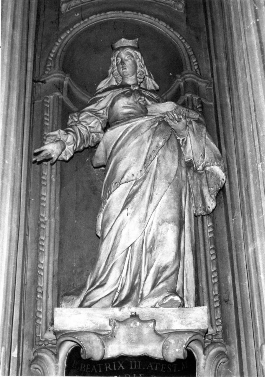Beata Beatrice III regina d'Ungheria (statua) di Maschio Lattanzio (seconda metà sec. XVII)