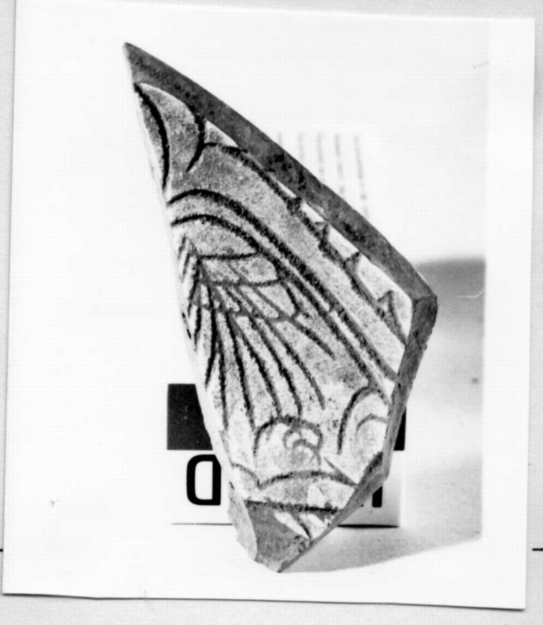 ciotola, frammento - bottega carpigiana (fine sec. XV)