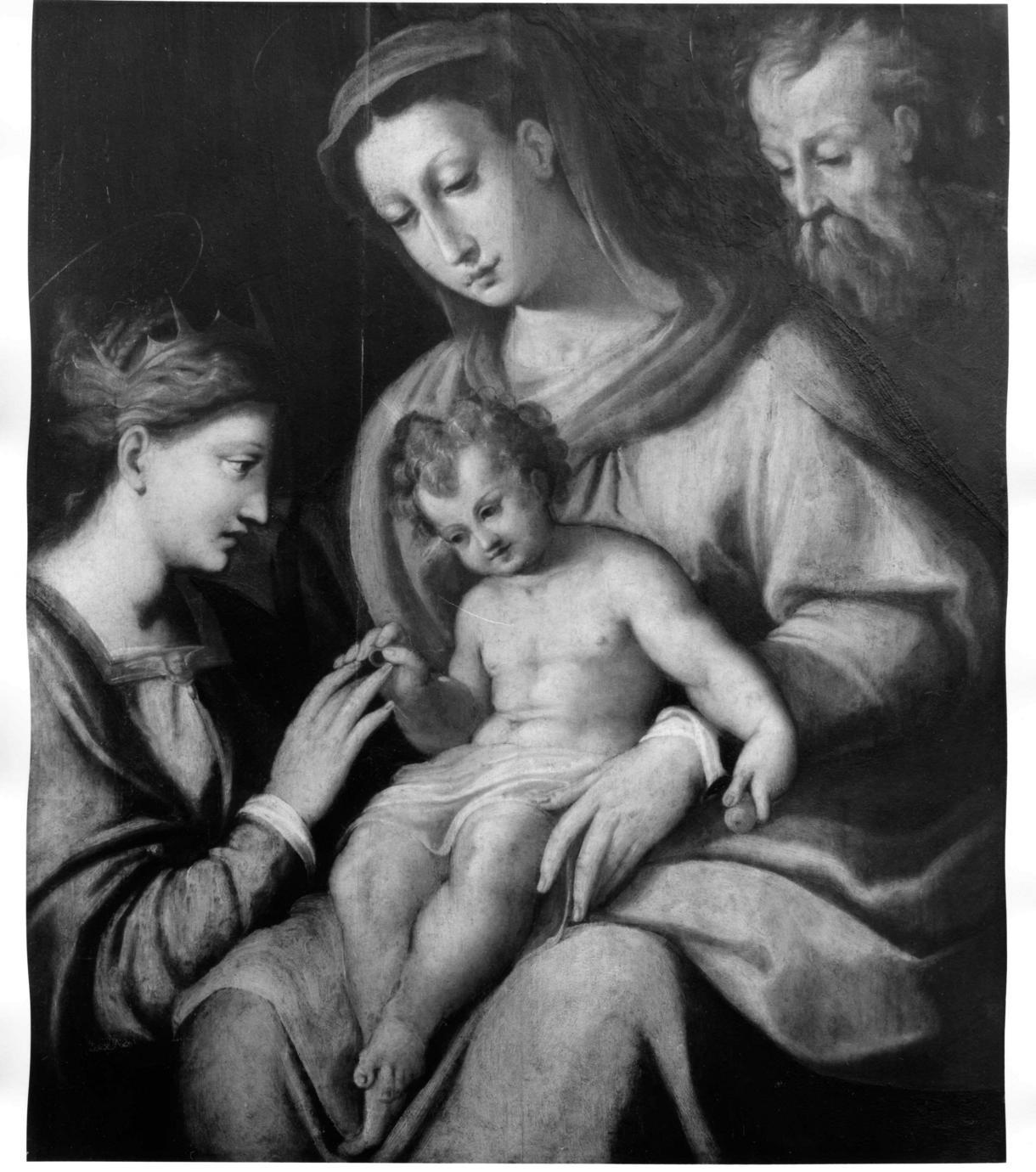 matrimonio mistico di Santa Caterina d'Alessandria (dipinto) di Procaccini Ercole il Vecchio (sec. XVI)