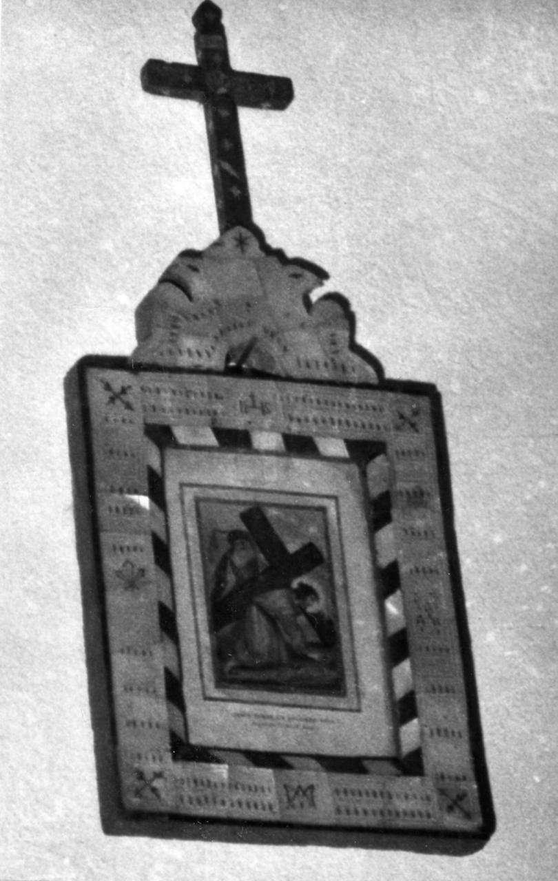 stazioni della via crucis (stampa, serie) - ambito palestinese (inizio sec. XIX)