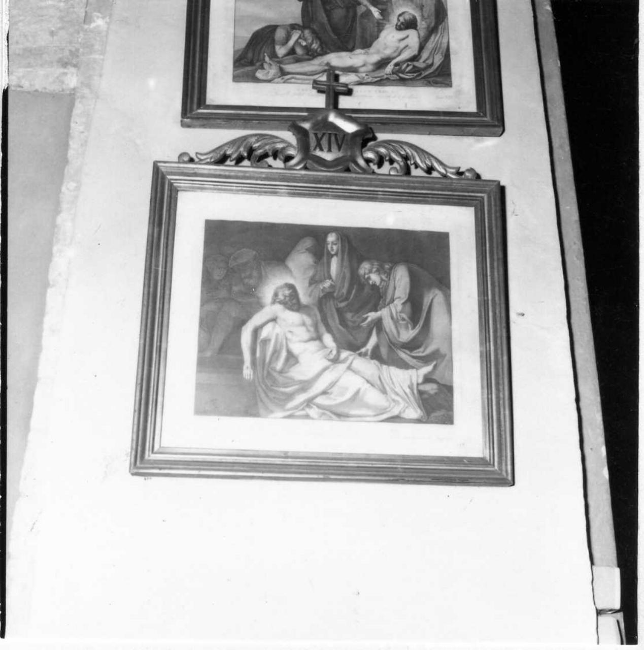 stazioni della via crucis (stampa, serie) di Eredi Benedetto, Sabatelli Luigi (inizio sec. XIX)