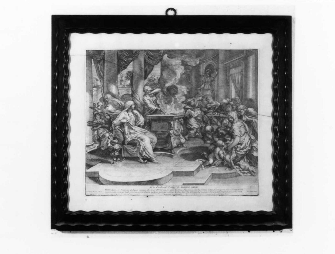 Vestali (stampa) di Dell'Aquila Pietro (seconda metà sec. XVII)