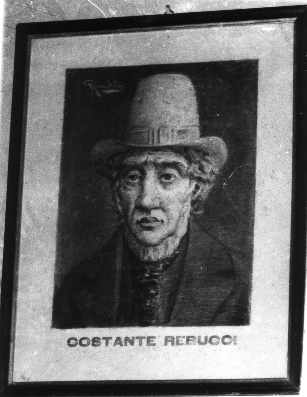 ritratto di Costante Rebucci (disegno) di Guandalini Vittorio (fine sec. XIX)
