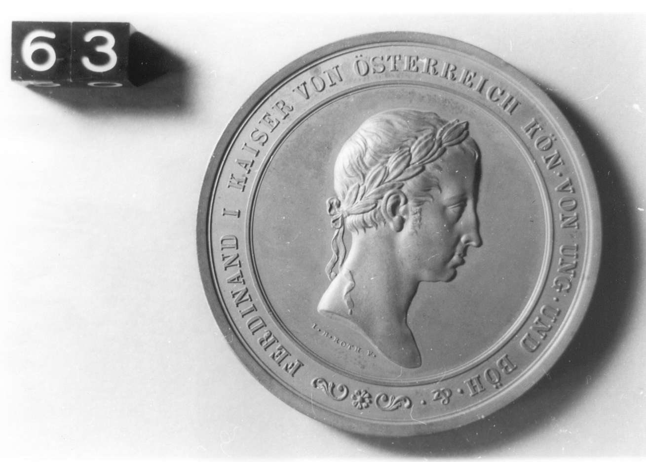 medaglia di Roth Johann Baptist (sec. XIX d.C)