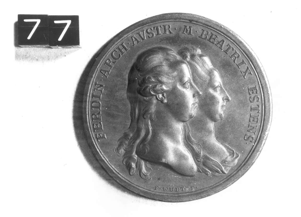 medaglia di Würt Franz Xavier, Krafft Martin (sec. XVIII d.C)