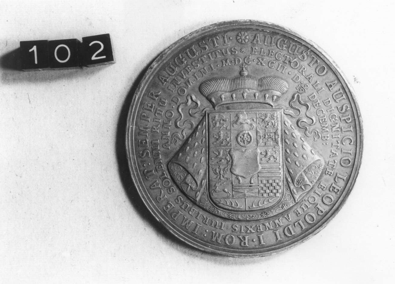 medaglia di Bornemann Rudolf (sec. XVII d.C)