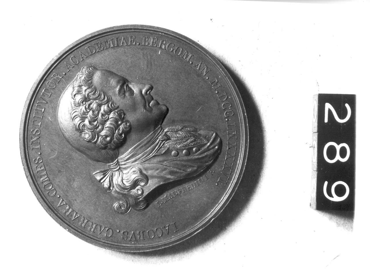 medaglia di Manfredini Luigi (sec. XVIII d.C)