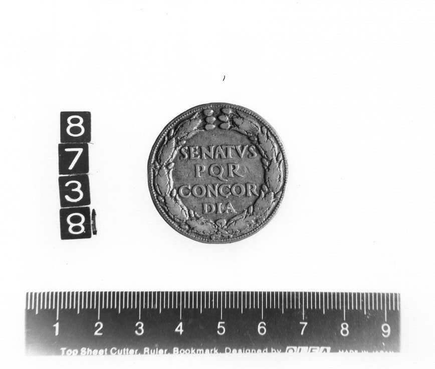 medaglia - produzione italiana (metà sec. XVI d.C)