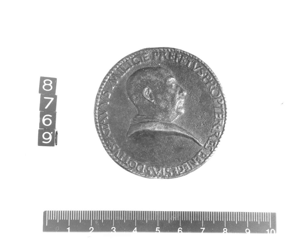 medaglia di Cristoforo di Geremia (terzo quarto sec. XV d.C)