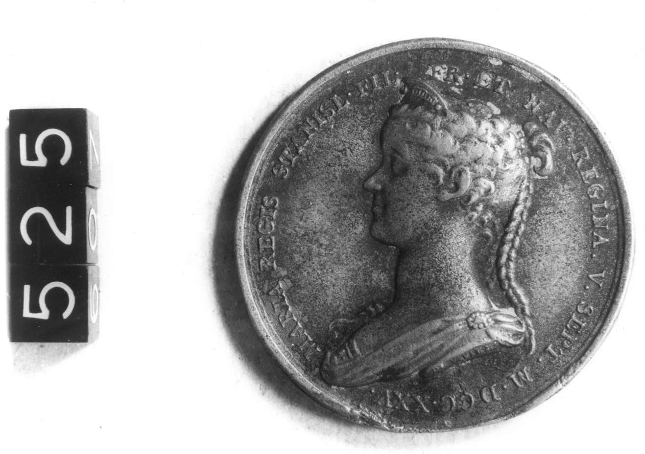 medaglia di Duvivier Jean (sec. XVIII d.C)