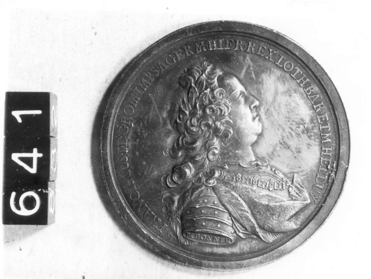 medaglia di Donner Mathias (sec. XVIII d.C)