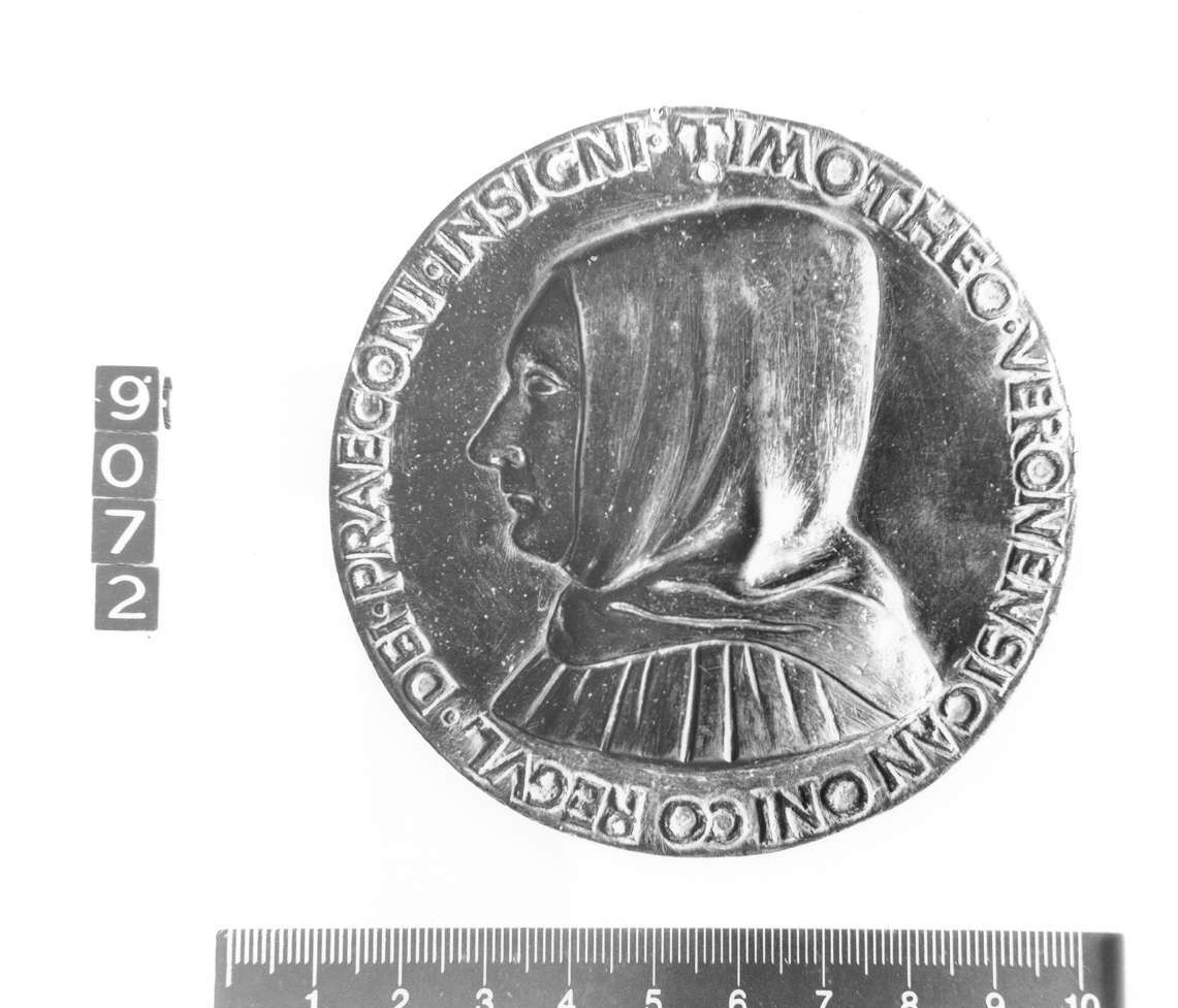 medaglia di De Pasti Matteo (sec. XV d.C)