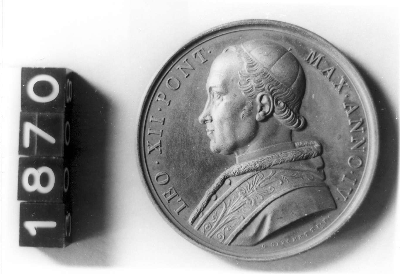 medaglia di Girometti Giuseppe (sec. XIX d.C)