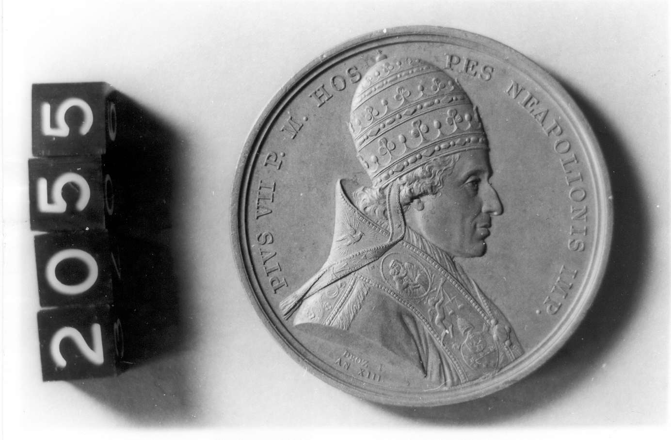 medaglia di Droz Jean Pierre (sec. XIX d.C)