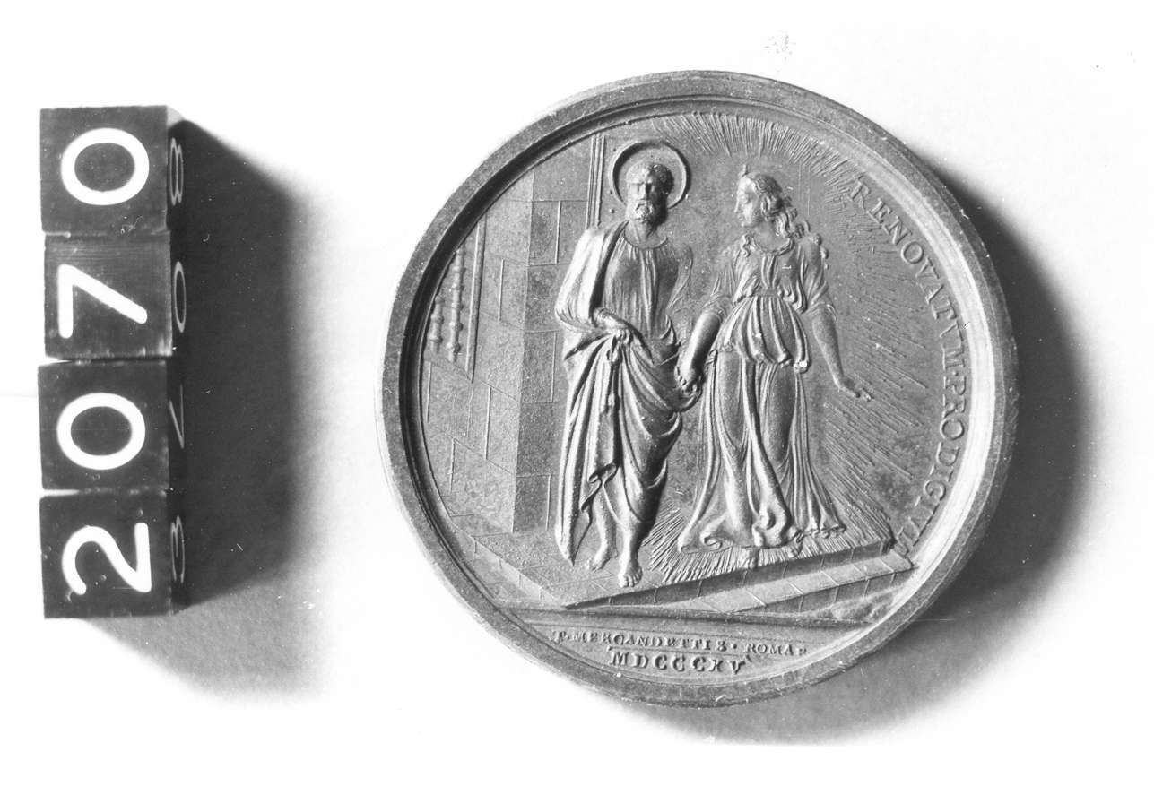 medaglia di Mercandetti Tommaso (sec. XIX d.C)