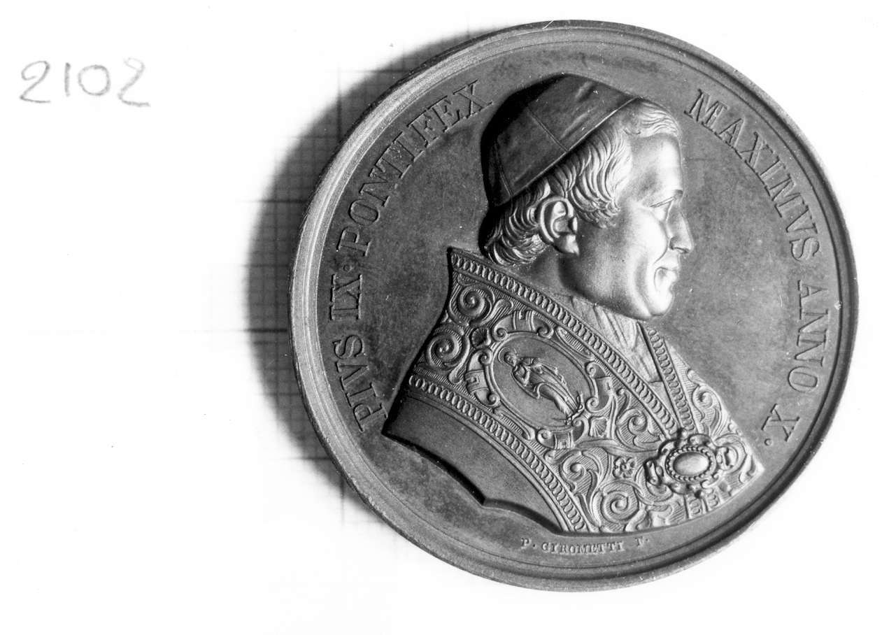 medaglia di Girometti Pietro (sec. XIX d.C)