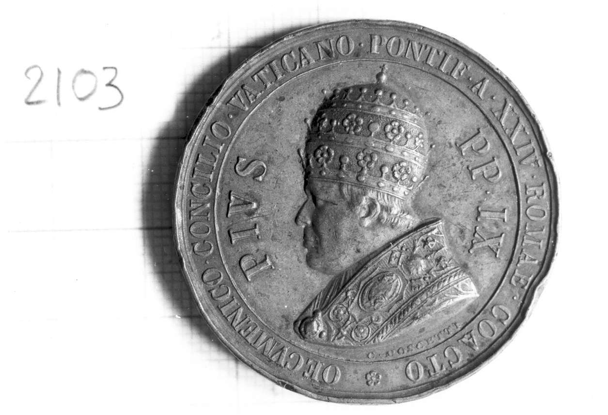 medaglia di Moscetti Carlo (sec. XIX d.C)