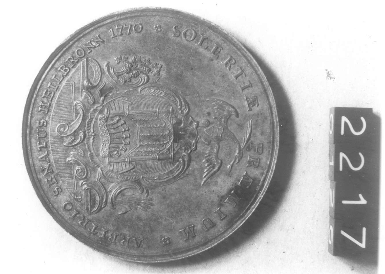 medaglia di Pressel Jakob-Michael (sec. XVIII d.C)