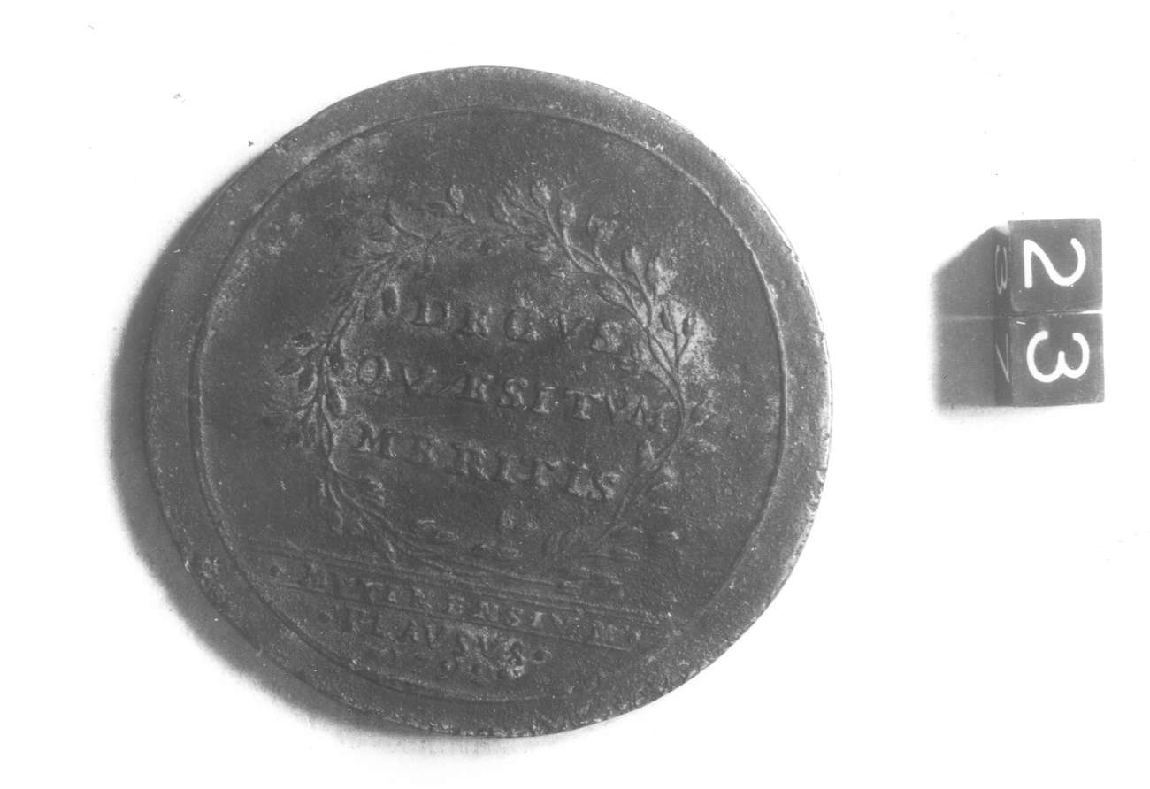 medaglia - ambito modenese (fine sec. XVIII d.C)
