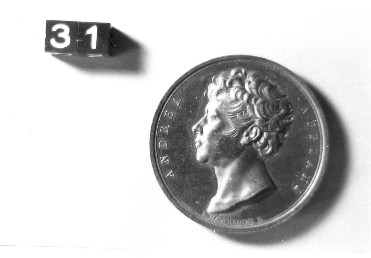 medaglia di Manfredini Luigi (secondo quarto sec. XIX d.C)