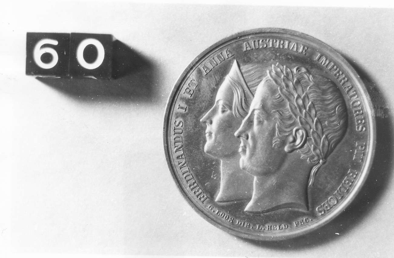 medaglia di Loos Gottfried Bernhard (sec. XIX d.C)