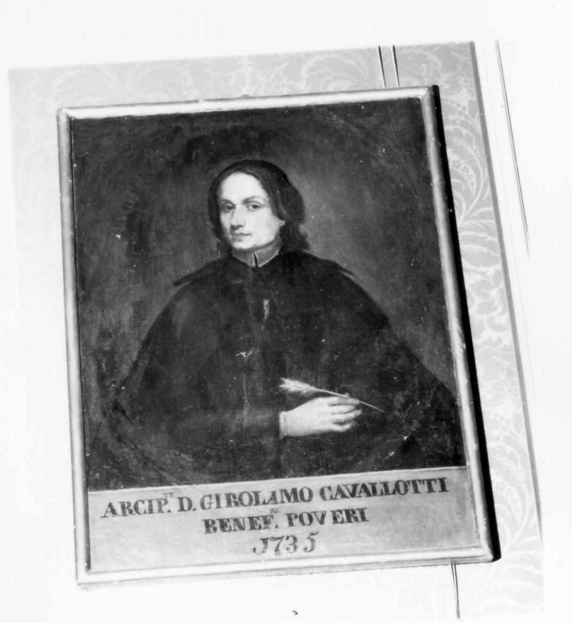 Don Girolamo Cavallotti (dipinto) - ambito emiliano (prima metà sec. XVIII)