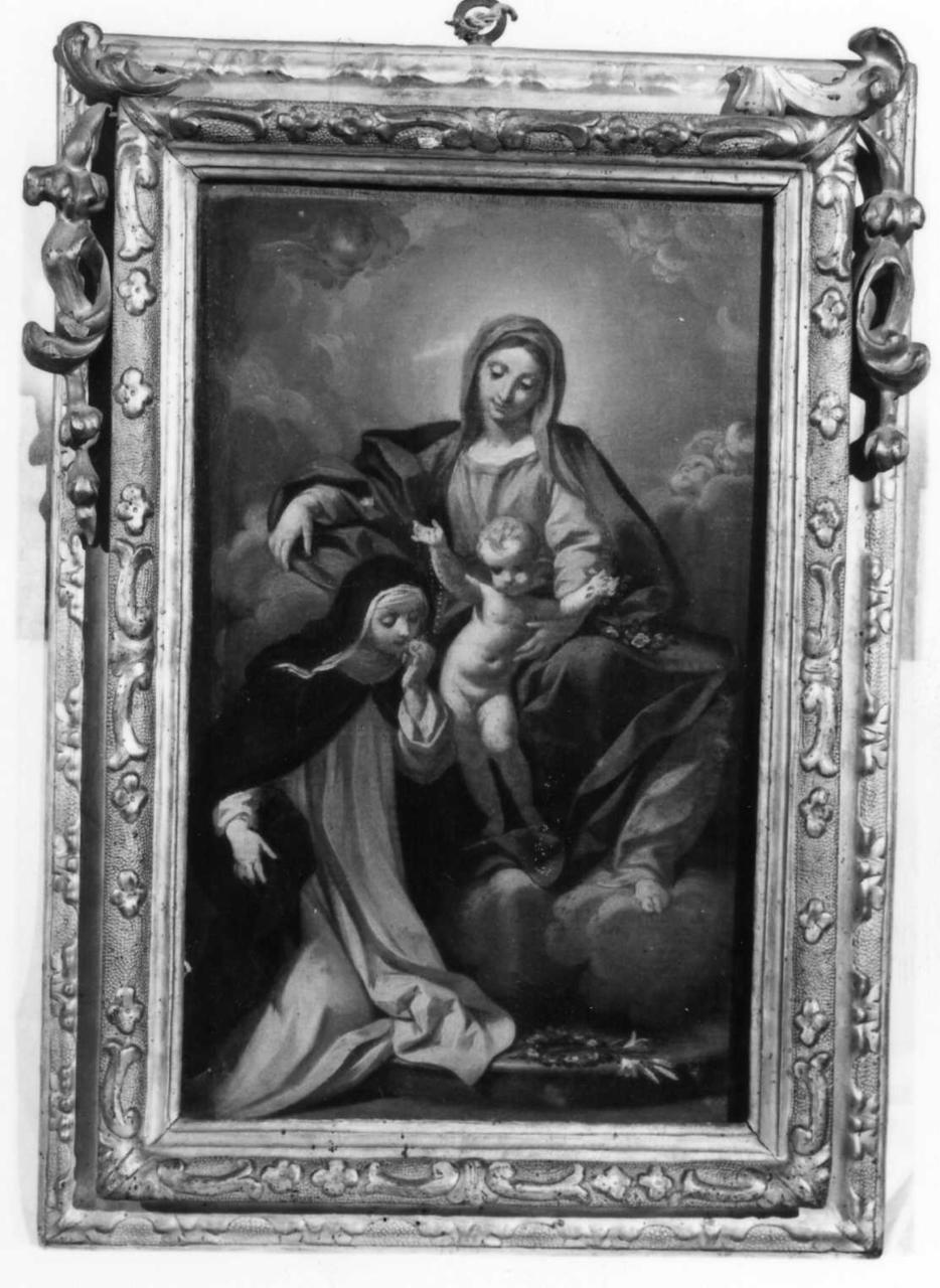 Madonna con Bambino e Santa Rosa (dipinto) di Consetti Antonio (metà sec. XVIII)