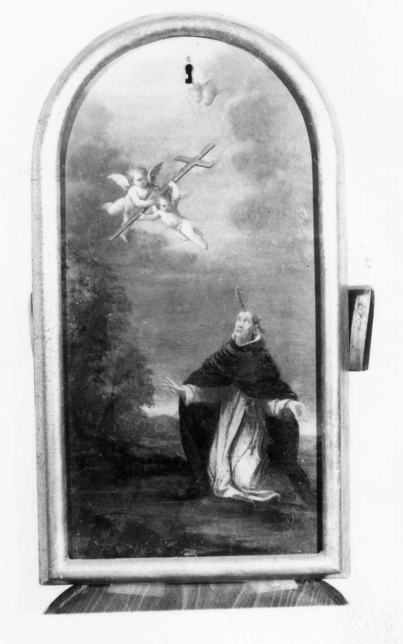 San Pietro Martire e gloria della Croce (dipinto) di Pagani Francesco (metà sec. XVIII)