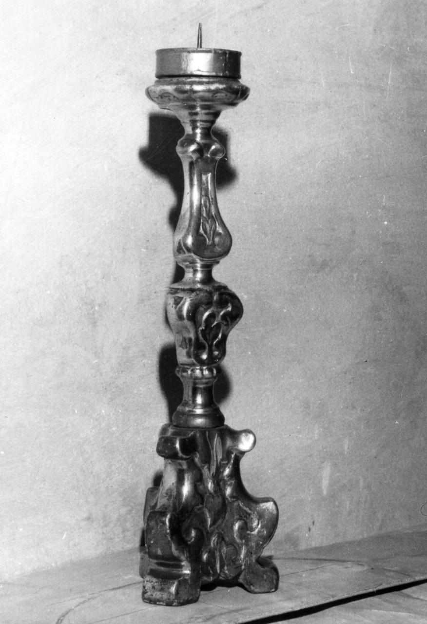 candeliere, serie - bottega modenese (seconda metà sec. XVIII)