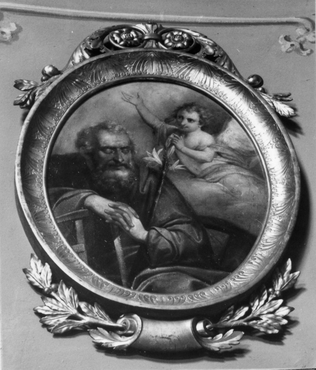 San Giuseppe e l'Angelo (dipinto) di Manzini Luigi (attribuito) (prima metà sec. XIX)